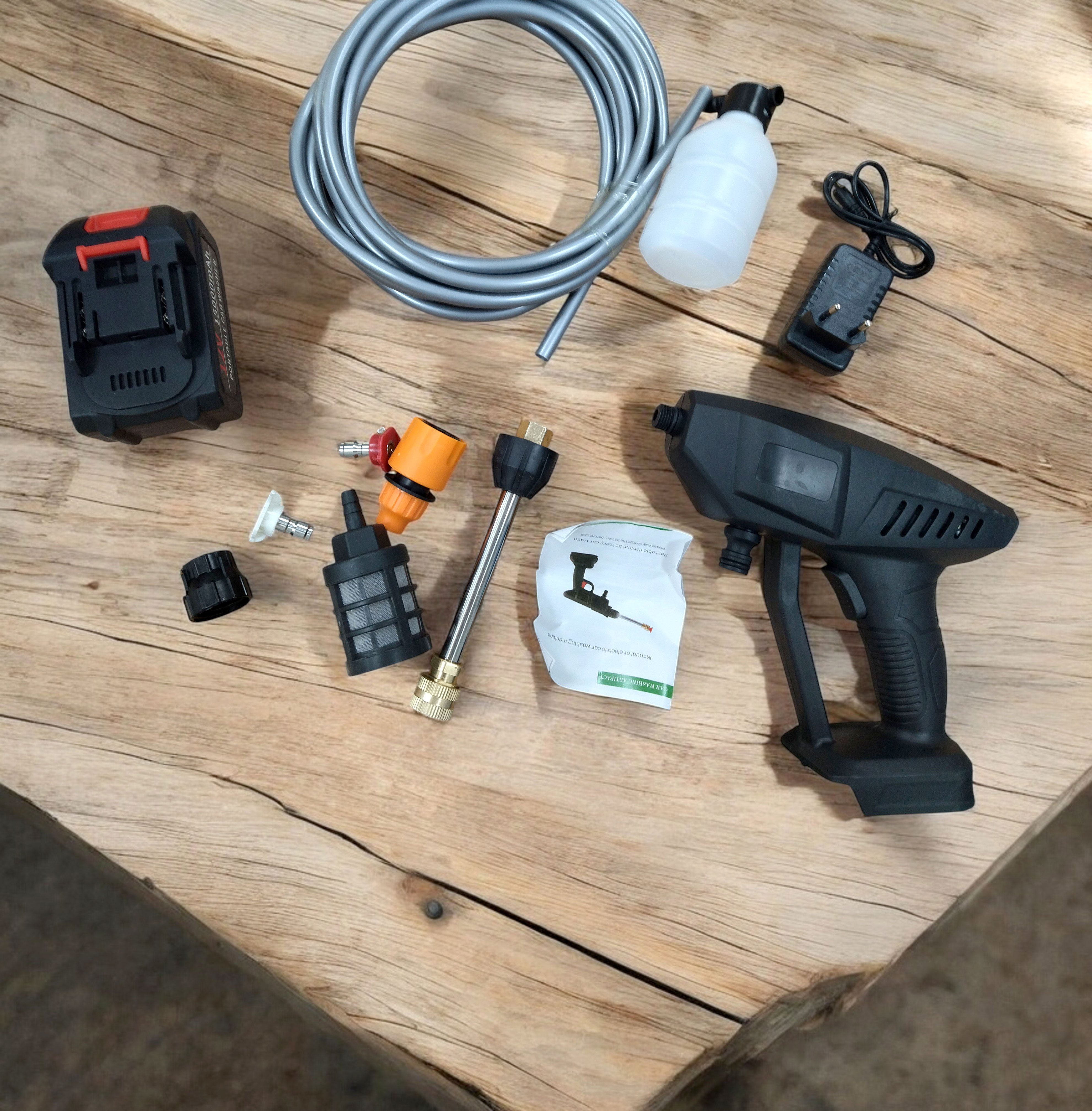 SEATEN Semprotan Air Cuci Mobil High Pressure 30BAR with 5M Hose - PT008-01 Gambar produk SEATEN Semprotan Air Cuci Mobil High Pressure 30BAR with 5M Hose - PT008-01