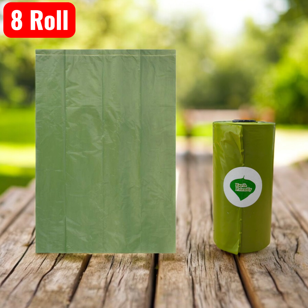 LITEKIPET Kantong Plastik Kotoran Anjing Biodegradable Dog Poop Bag 8 Roll - LT15 Gambar produk LITEKIPET Kantong Plastik Kotoran Anjing Biodegradable Dog Poop Bag 8 Roll - LT15