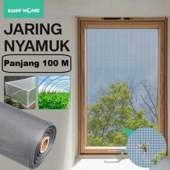 TaffHOME Kasa Nyamuk Jaring Jendela Mosquito Net PP Nano 20 Mesh 100M - JW100