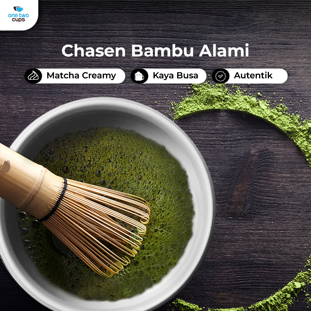 One Two Cups Matcha Set Kit Chawan Chasen Stand Chashaku 4 PCS - NA-1451 Gambar produk One Two Cups Matcha Set Kit Chawan Chasen Stand Chashaku 4 PCS - NA-1451
