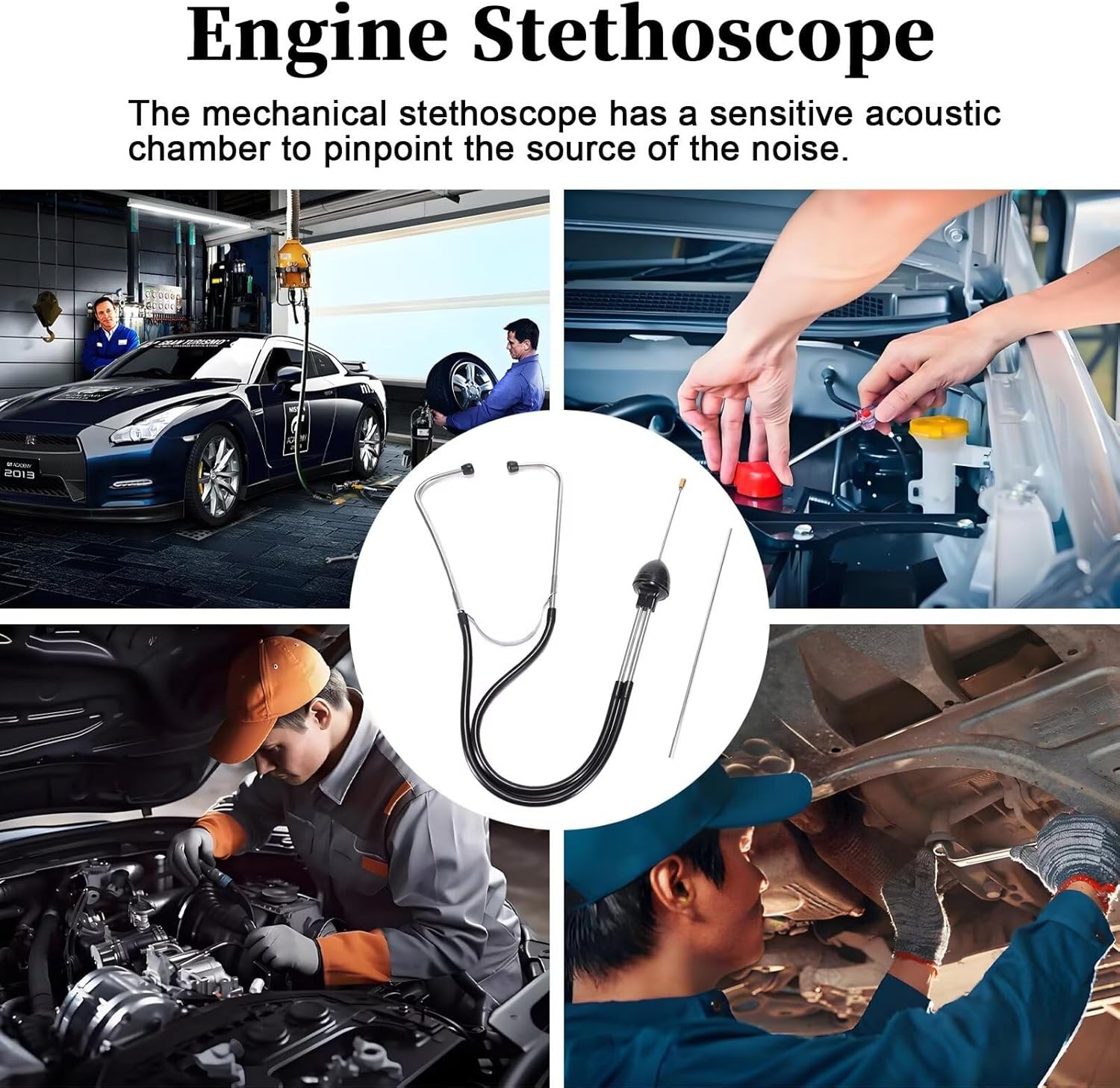 Gambar produk Car Automotive Stethoscope Engine Diagnostic Tools - W80582