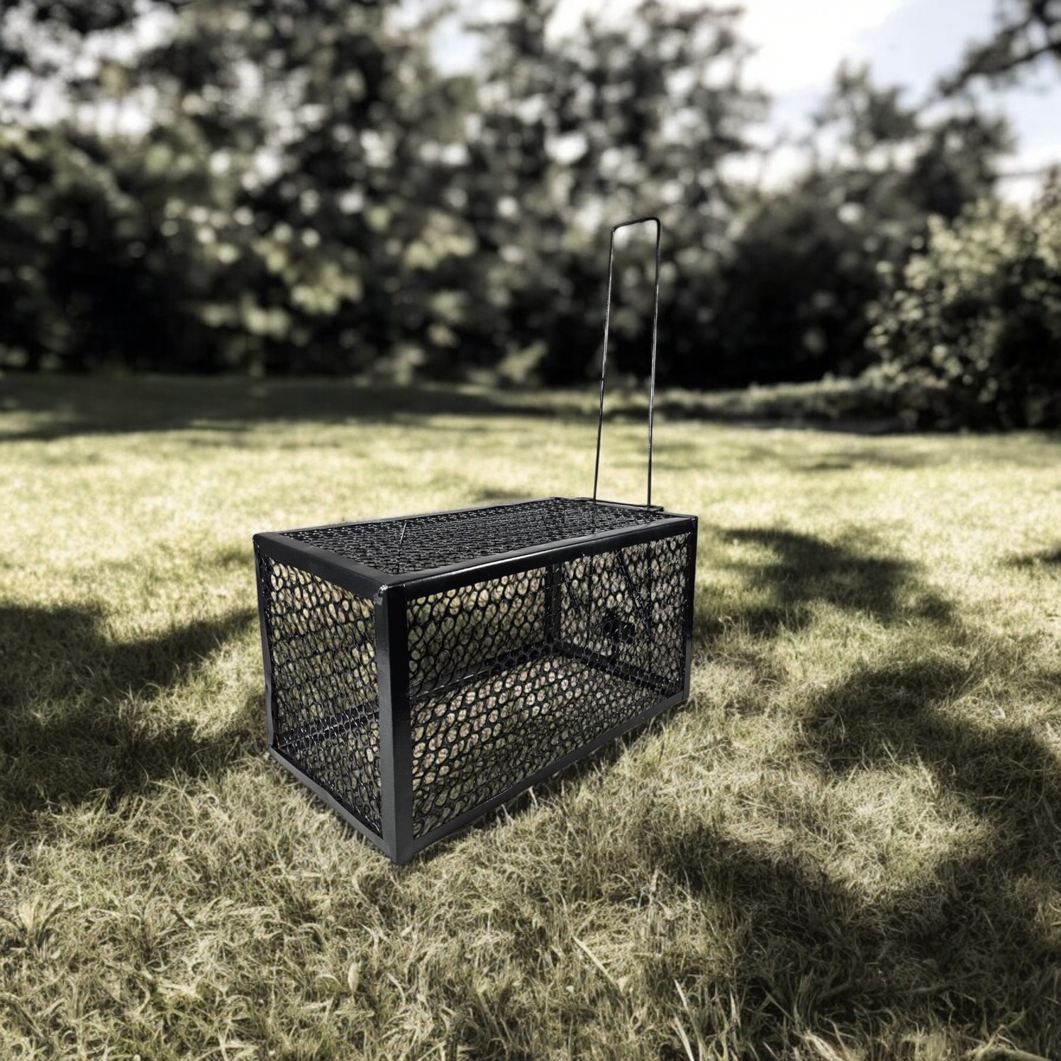 Gambar produk BAIT Jebakan Tikus Kandang Besi Automatic Mousetrap 27.5x14.5x14.5cm - B-23