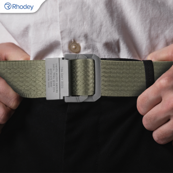 Gambar produk Rhodey Craftman Tali Ikat Pinggang Pria Canvas Buckle Belt - B1030