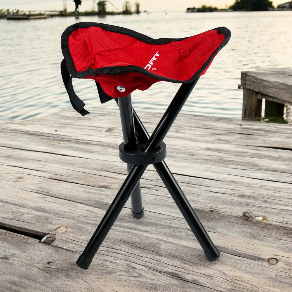 Gambar produk TaffSPORT Kursi Lipat Outdoor Mancing Portable Oxford Folding Chair - A0003