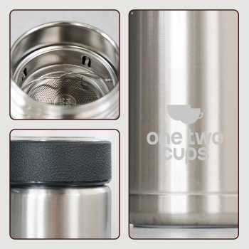 Gambar produk One Two Cups Botol Minum Termos Stainless Steel BPA Free 400ml - K623