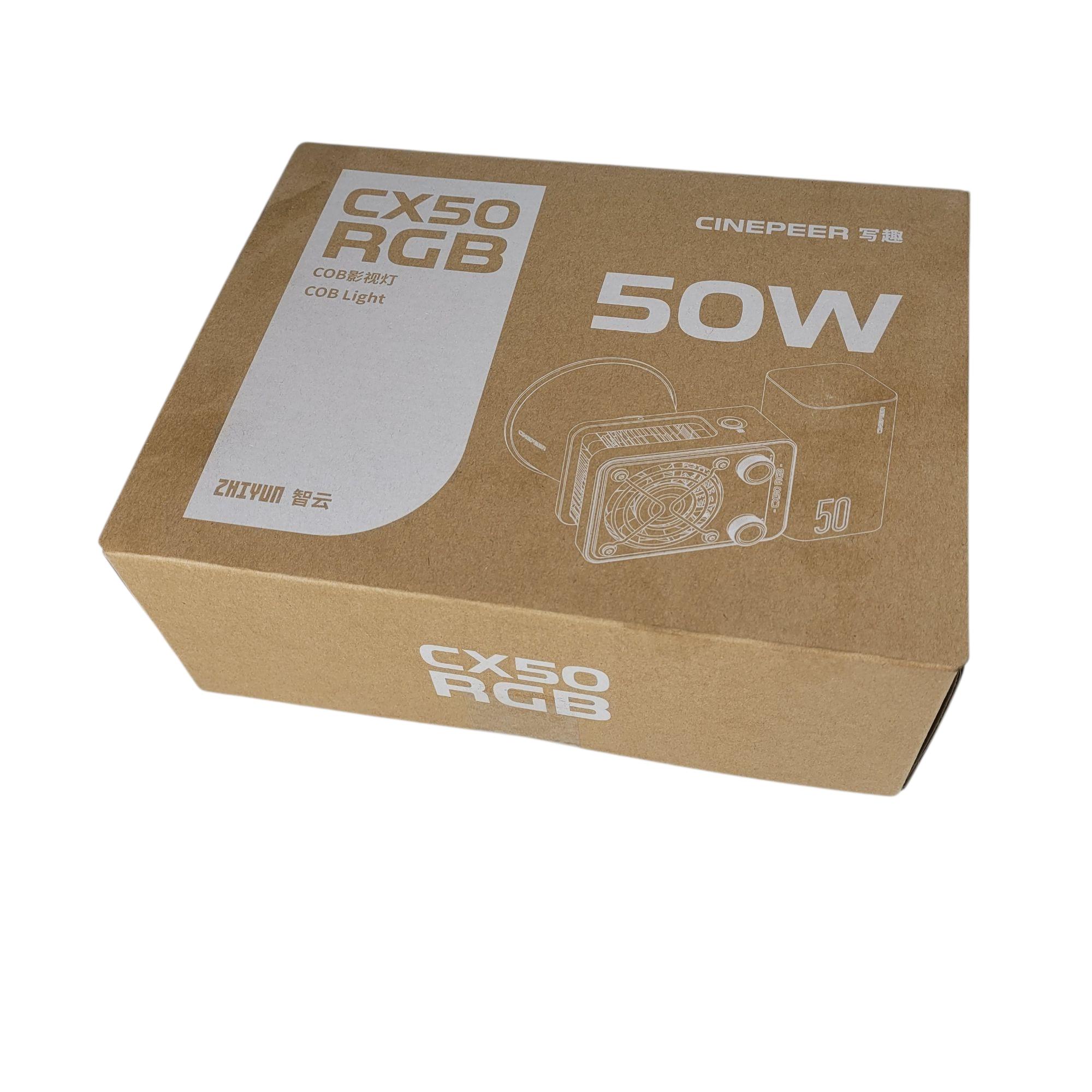 ZHIYUN CINEPEER Lampu Studio Pocket Fill Light RGB COB LED 50 W - CX50 RGB Gambar produk ZHIYUN CINEPEER Lampu Studio Pocket Fill Light RGB COB LED 50 W - CX50 RGB