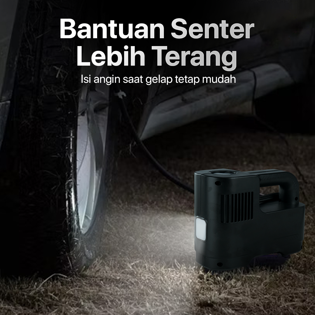 SUITU Pompa Ban Elektrik Portable Air Compressor DC 12V 150 PSI - S15 Gambar produk SUITU Pompa Ban Elektrik Portable Air Compressor DC 12V 150 PSI - S15