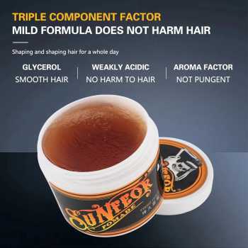 Gambar produk SNAVEDIO Pomade Rambut Styling Wax Water Based Matte Rexture 113g - SN-113