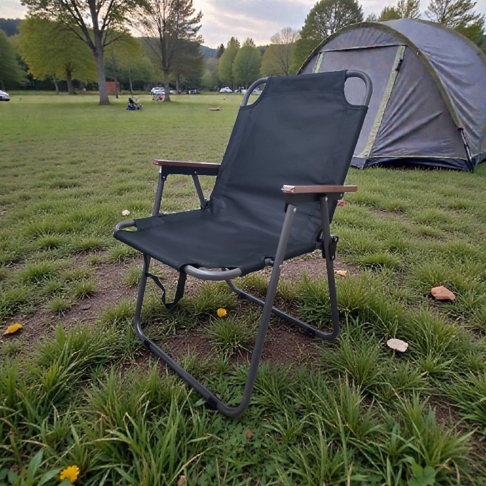 RAKU Kursi Lipat Outdoor Camping Portable Foldable Oxford 600D - QSDZ-267 Gambar produk RAKU Kursi Lipat Outdoor Camping Portable Foldable Oxford 600D - QSDZ-267