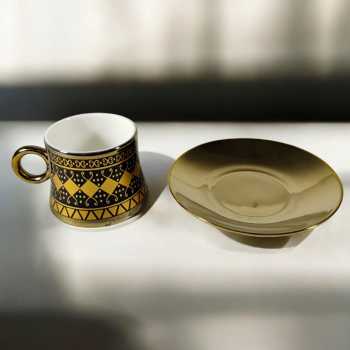 Gambar produk SF Set Cangkir Kopi Keramik 6in1 Turkish Style Tea Coffee Cup 100ml - SF11