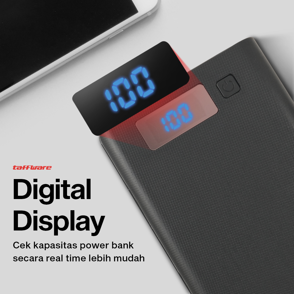 Taffware Power Bank DIY Case LCD Display Dual USB Port 8 PCS 18650 - A8 Gambar produk Taffware Power Bank DIY Case LCD Display Dual USB Port 8 PCS 18650 - A8
