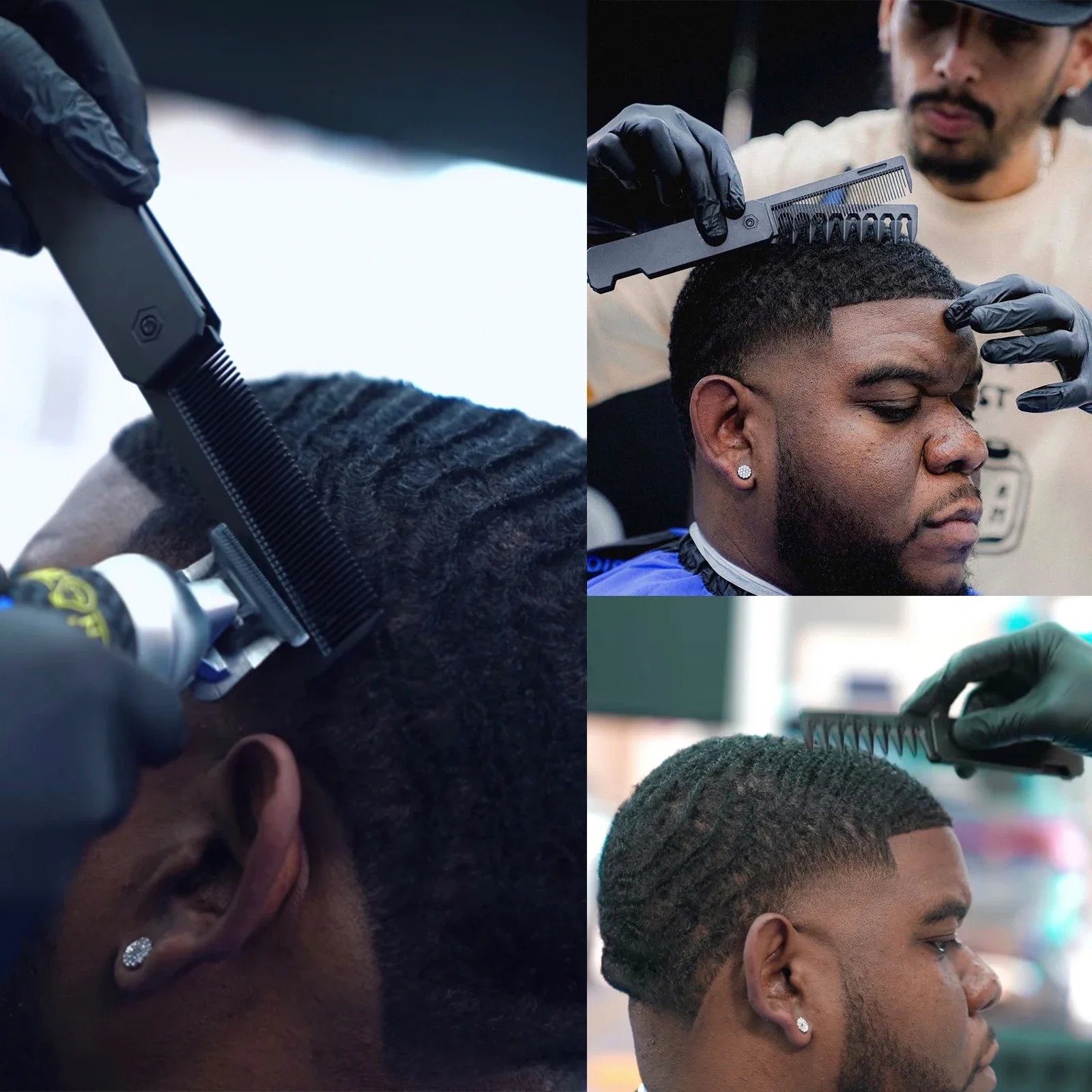 Gambar produk Desslo Sisir Rambut Lipat 3in1 Folable Hair Comb Fine Wide Tooth - DS-31