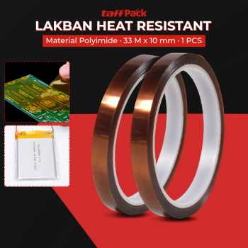 TaffPACK Lakban Heat Resistant Polyimide High Temperature Adhesive