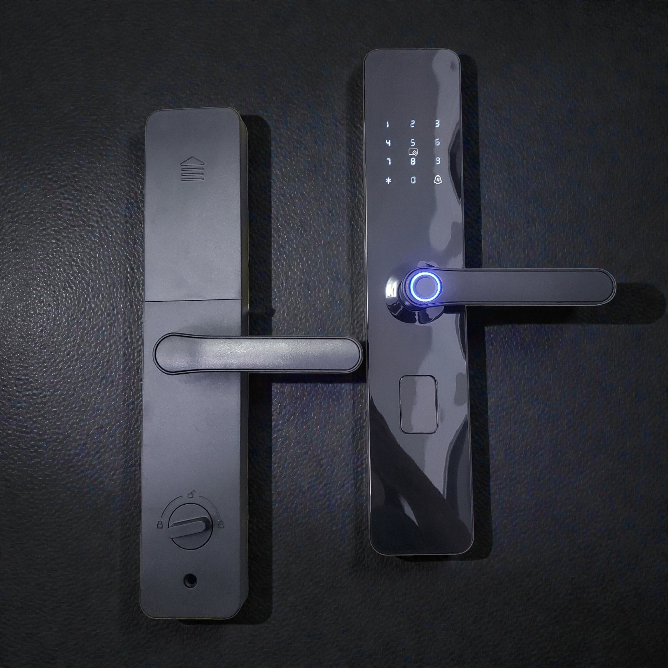 JCSMARTS Smart Door Lock Fingerprint Password Card Tuya App WiFi - K22TX Gambar produk JCSMARTS Smart Door Lock Fingerprint Password Card Tuya App WiFi - K22TX