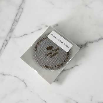 Gambar produk One Two Cups Puck Screen Portafilter Espresso Machine 150 Micron 58mm 1.7mm - SUS3