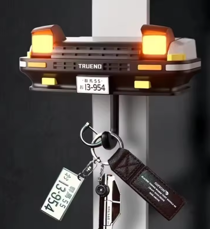 TROVE Gantungan Kunci Dinding Tema Mobil AE86 Key Holder with Light - TR-100 Gambar produk TROVE Gantungan Kunci Dinding Tema Mobil AE86 Key Holder with Light - TR-100