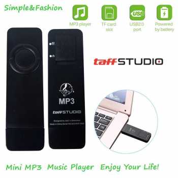 Gambar produk TaffSTUDIO MP3 Player Portable Mini USB 2.0 TF Card 80 mA - IRS9
