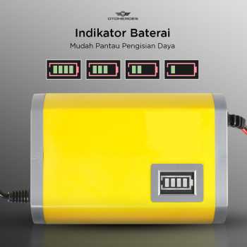 Gambar produk OTOHEROES Charger Aki Mobil Motor Intelligent Battery Charger 12V 6A - FBC1206D