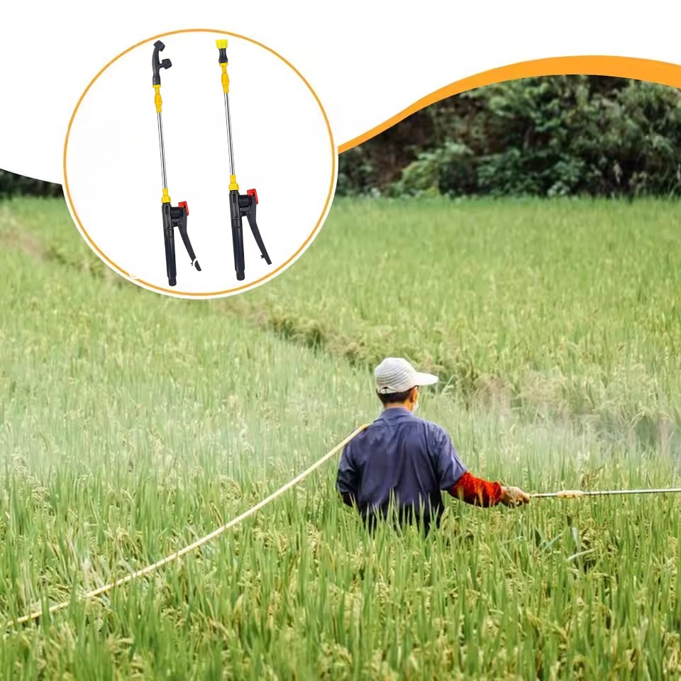 KESOTO Semprotan Tanaman Sprayer Gardening Plants Pestiside Telescopic Double Curved - KS-10 Gambar produk KESOTO Semprotan Tanaman Sprayer Gardening Plants Pestiside Telescopic Double Curved - KS-10