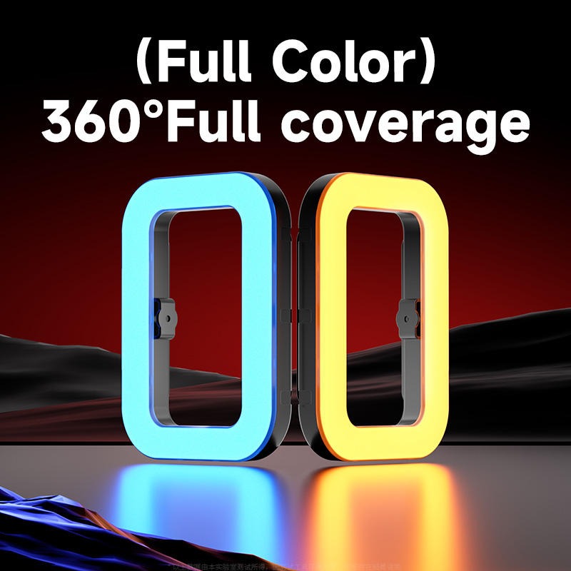 CLM Video Rig Ring Light LED Tricolor Rectangular 2500-8500K 1500mAh - YM200 Gambar produk CLM Video Rig Ring Light LED Tricolor Rectangular 2500-8500K 1500mAh - YM200