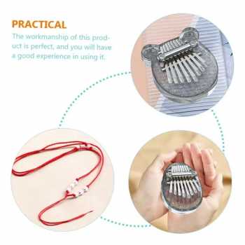 Gambar produk LUMINA Kalimba Mini Thumb Piano Musical Toys 8 Note Sound Acrylic - LM-4588