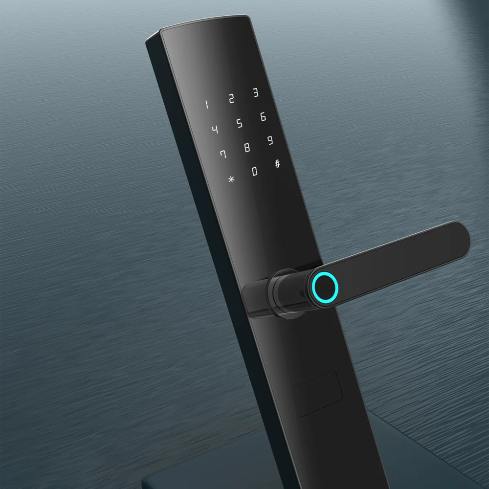 TaffHOME Smart Door Lock Fingerprint Password Card TTLock App - F15 Gambar produk TaffHOME Smart Door Lock Fingerprint Password Card TTLock App - F15