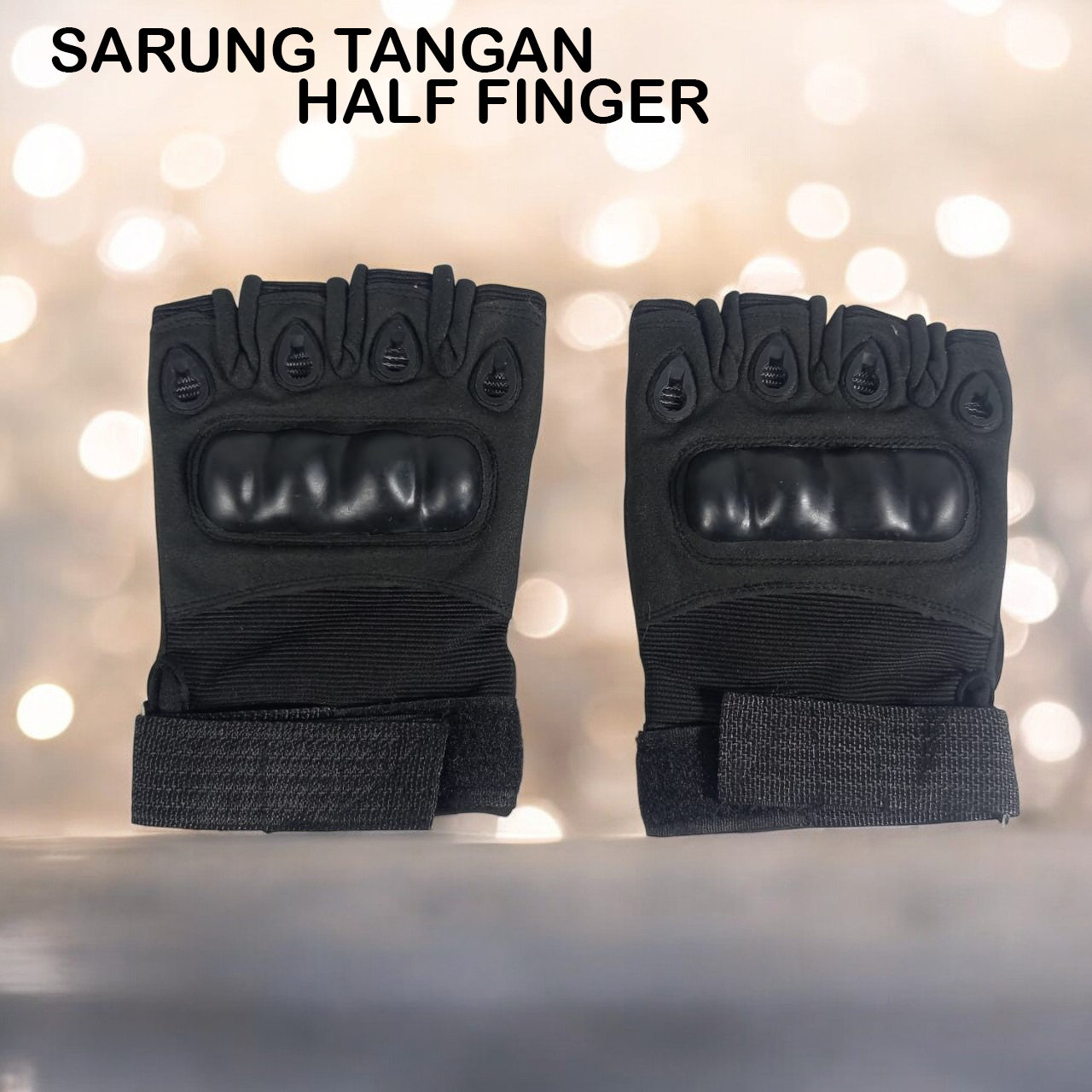 TaffSPORT Sarung Tangan Tactical Army Half Finger L - A6 Gambar produk TaffSPORT Sarung Tangan Tactical Army Half Finger L - A6