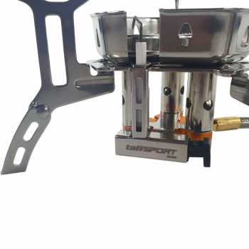 Gambar produk TaffSPORT Kompor Gas Portable Lipat Outdoor 3 Burner Camping Stove - WD68