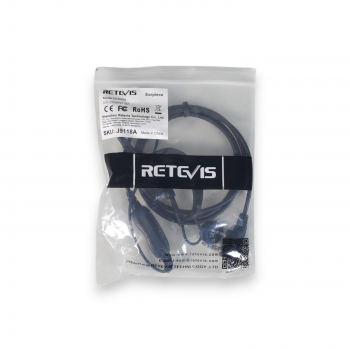 Gambar produk RETEVIS Headset Mikrofon In-ear C Type for HT Walkie Talkie 2 Pin - EEK004