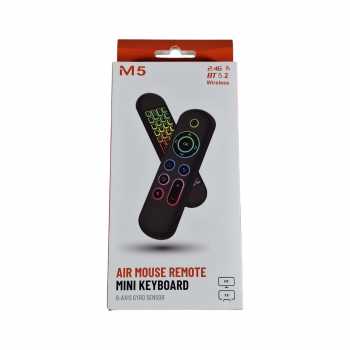 Gambar produk Kebidumei Air Mouse Wireless Keyboard Remote Backlit 7 Colors 250mAh - M5