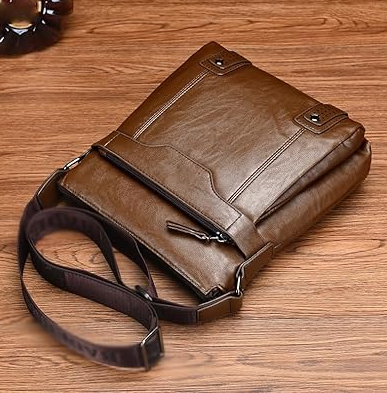 Rhodey Tas Selempang Pria Messenger Business Briefcase Bag PU Leather - 15037 Gambar produk Rhodey Tas Selempang Pria Messenger Business Briefcase Bag PU Leather - 15037