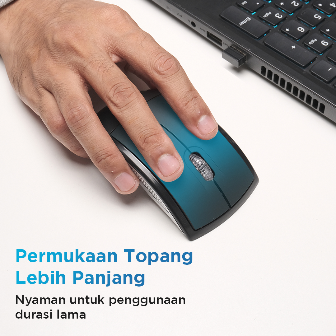 iMace Mouse Wireless Optical 2.4GHz Folded Super Slim 1600DPI - M016 Gambar produk iMace Mouse Wireless Optical 2.4GHz Folded Super Slim 1600DPI - M016