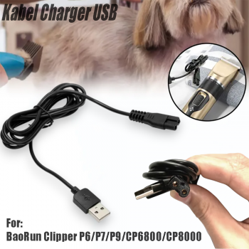 Gambar produk LOPO Kabel Charger USB untuk BaoRun Clipper P6/P7/P9/CP6800/CP8000 1M - 1PB