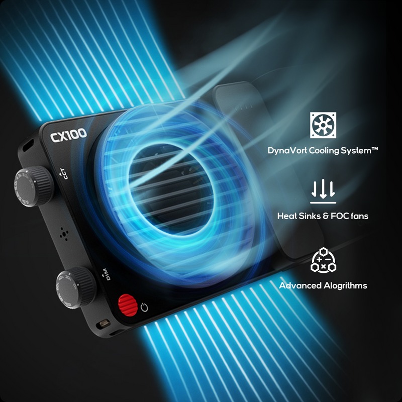 Zhiyun Cinepeer Lampu Flash Fill COB Light Tricolor 100W 4500mAh - CX100 Gambar produk Zhiyun Cinepeer Lampu Flash Fill COB Light Tricolor 100W 4500mAh - CX100