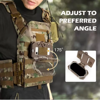 Gambar produk AEGIS Phone Holder Tactical Outdoor Molle Mount Universal ABS - AE-50