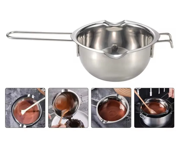 One Two Cups Panci Leleh Cokelat Chocolate Melting Pot Stainless Steel 600ml - JS22 Gambar produk One Two Cups Panci Leleh Cokelat Chocolate Melting Pot Stainless Steel 600ml - JS22
