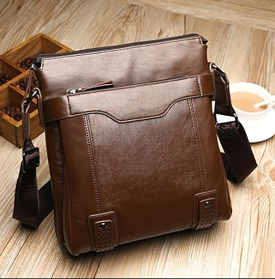 Rhodey Tas Selempang Pria Messenger Business Briefcase Bag PU Leather - 15037 Gambar produk Rhodey Tas Selempang Pria Messenger Business Briefcase Bag PU Leather - 15037