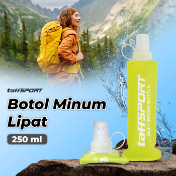 TaffSPORT Botol Minum Soft Flask Foldable Sport Water TPU - TF-25