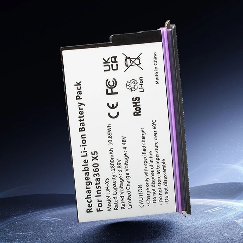 COOLSHOW Baterai Kamera Aksi Insta360 X5 Rechargeable 2800mAh - CL-280 Gambar produk COOLSHOW Baterai Kamera Aksi Insta360 X5 Rechargeable 2800mAh - CL-280