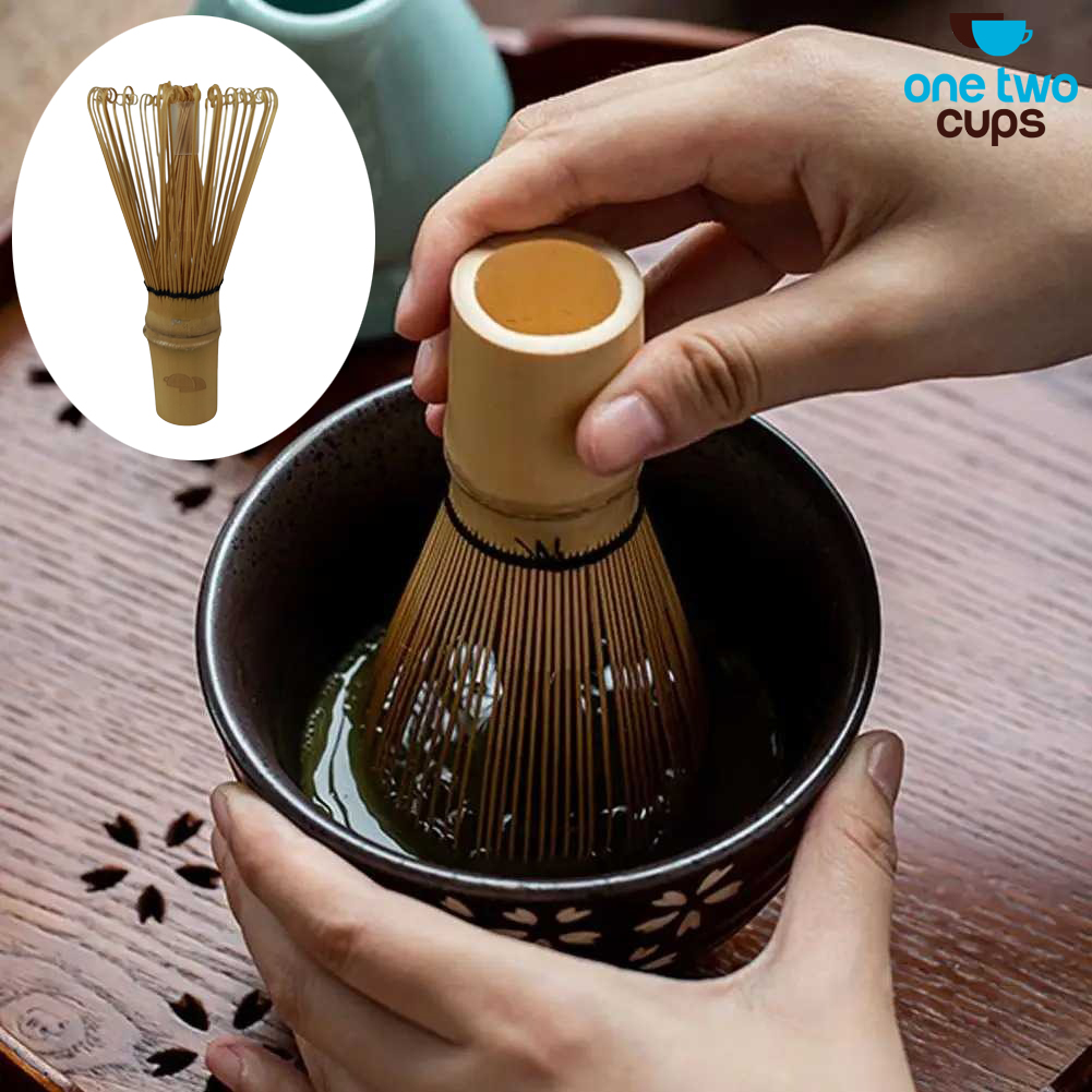 One Two Cups Chasen Bamboo Whisk Matcha Pengaduk Teh Jepang 56 Tangkai - B58 Gambar produk One Two Cups Chasen Bamboo Whisk Matcha Pengaduk Teh Jepang 56 Tangkai - B58