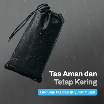 Gambar produk YOWER Jas Hujan Ponco Anti Rembes 3in1 Polyester Waterproof Raincoat - Y03