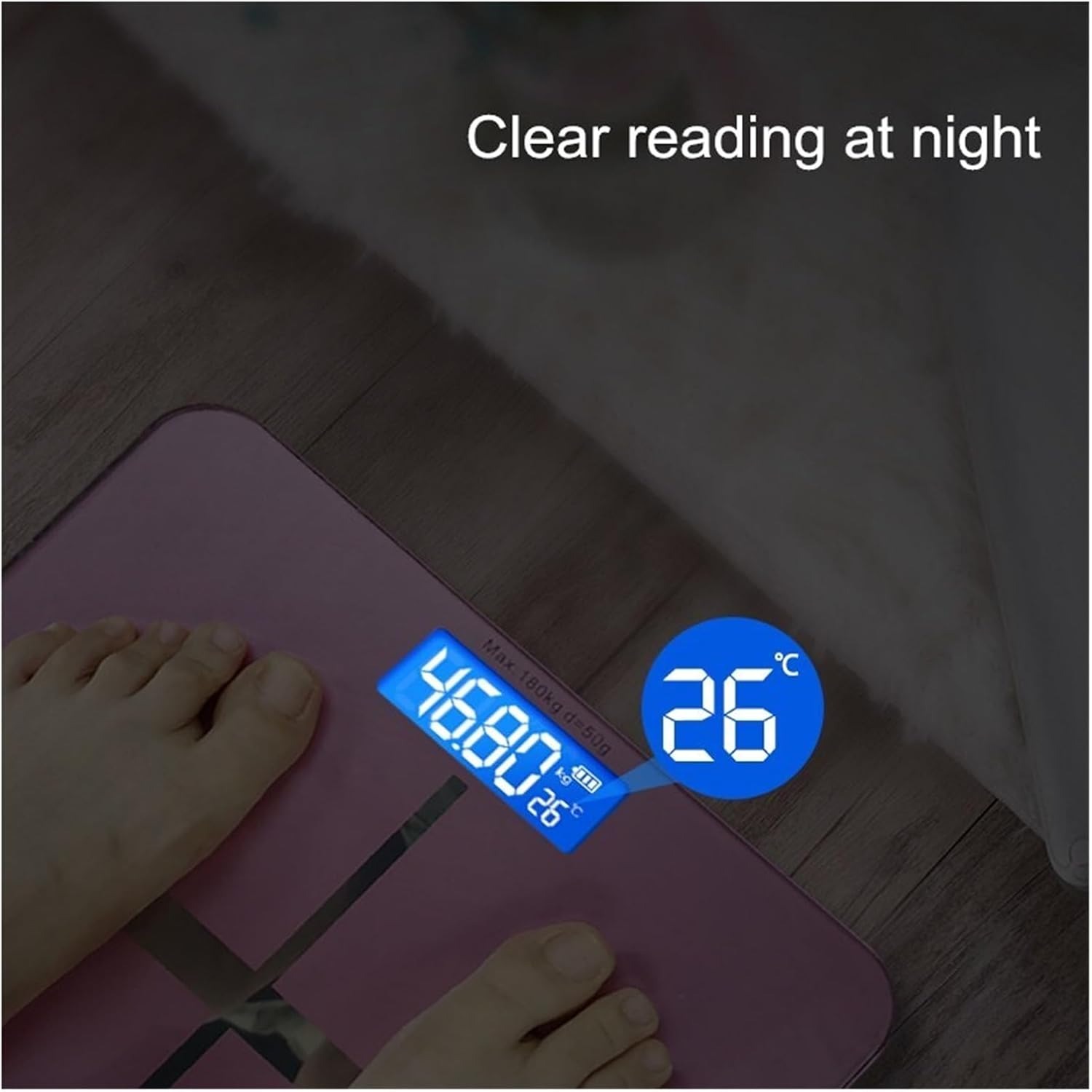 LIFEHOOD Timbangan Badan Digital Scale LED Display 150kg Charging - SC-08 Gambar produk LIFEHOOD Timbangan Badan Digital Scale LED Display 150kg Charging - SC-08