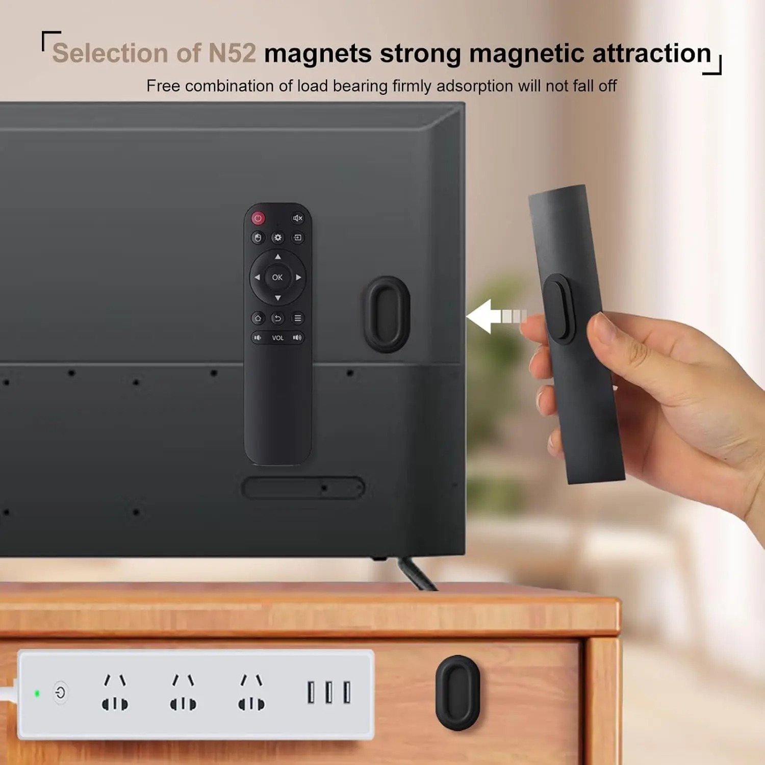 ARMA Tempelan Magnet Dinding Silikon Self Adhesive Remote Holder - RM-26 Gambar produk ARMA Tempelan Magnet Dinding Silikon Self Adhesive Remote Holder - RM-26