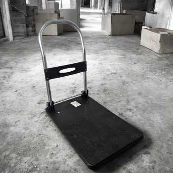 PICKU Troli Barang Lipat Foldable Flatbed Cart Silent Wheel 70x42.4cm - PC-42