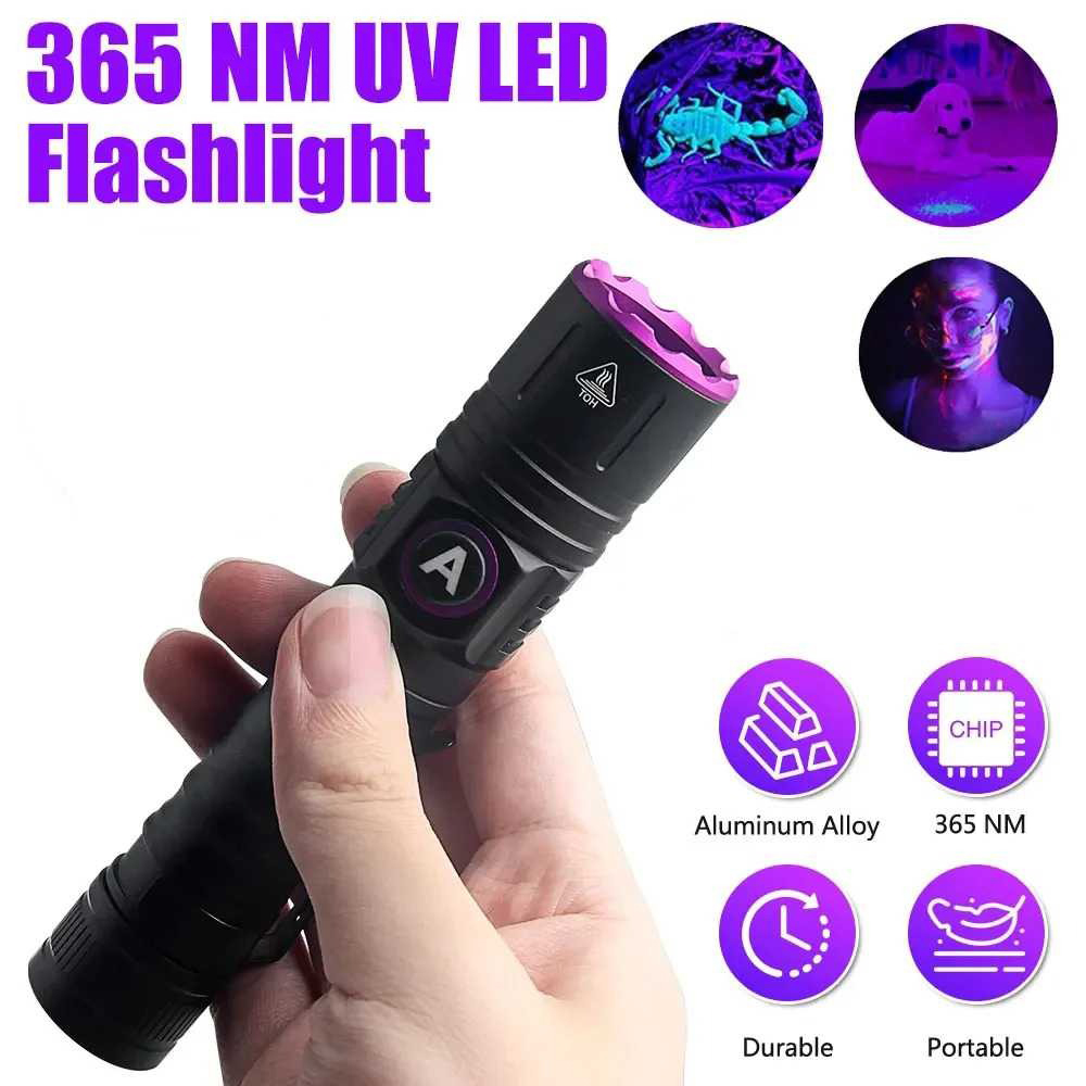 Vastfire Senter UV Ultraviolet Mini Flashlight 365nm 15W - LR65 Gambar produk Vastfire Senter UV Ultraviolet Mini Flashlight 365nm 15W - LR65