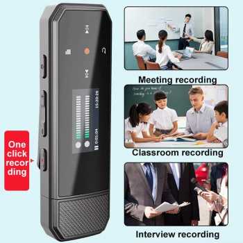 Gambar produk RUIZU MP3 Digital Audio Player Bluetooth Type C Plug Pedometer 64GB - X80