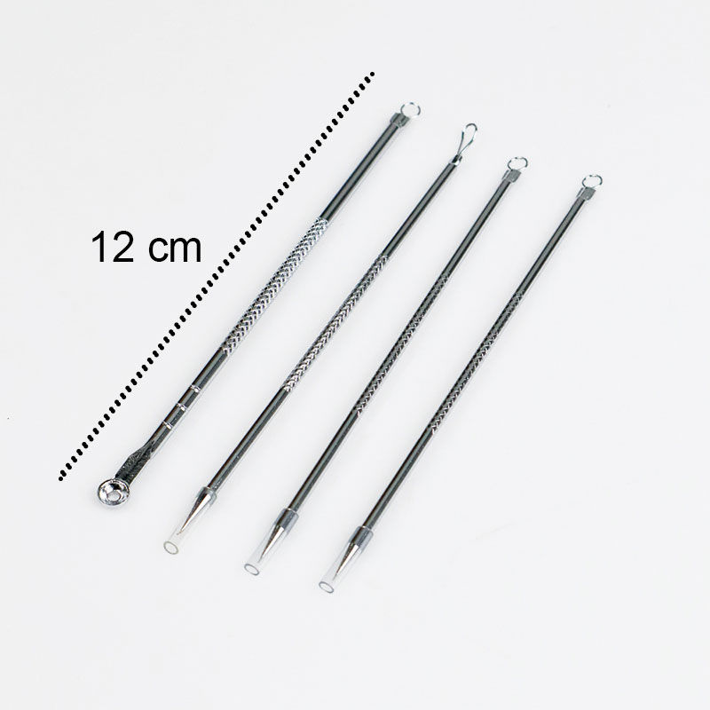 Biutte.co Face Care Skin Acne Pimple Needle Remover Kit 4PCS - AS1-B Gambar produk Biutte.co Face Care Skin Acne Pimple Needle Remover Kit 4PCS - AS1-B