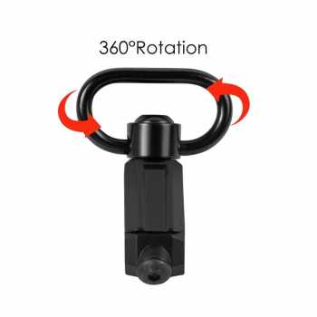 Gambar produk WildSpo QD Sling Swivel Picatinny Rail Mount Quick Release 20mm - WS-20