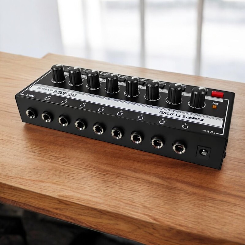 TaffSTUDIO Audio Amplifier Headphone Splitter 8 Channel Mono Control - HA800S Gambar produk TaffSTUDIO Audio Amplifier Headphone Splitter 8 Channel Mono Control - HA800S