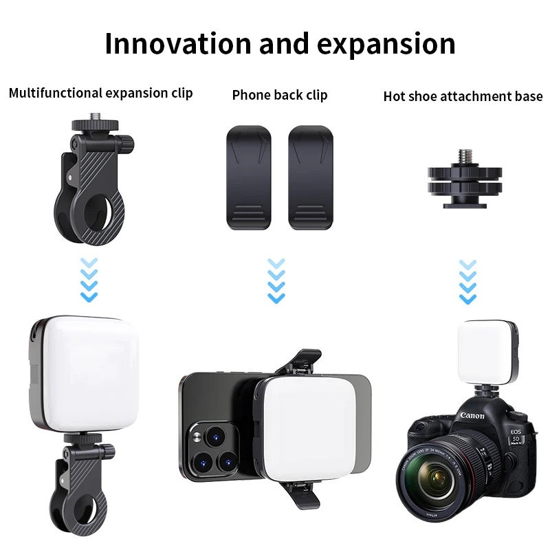 Gambar produk Nagnahz Lampu Fill Light LED 3in1 Color 3000-9900K Hot Shoe 2000mAh - M11